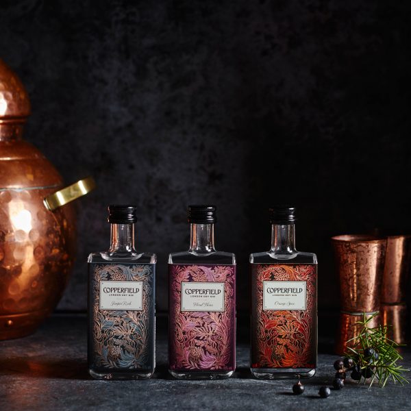 Copperfield London Dry Gin Mini Gift Pack - Three 5cl Bottles - Image 2