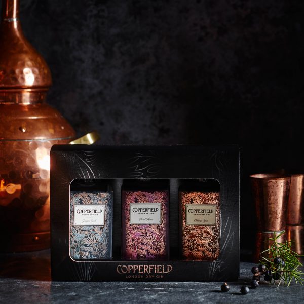 Copperfield London Dry Gin Mini Gift Pack - Three 5cl Bottles - Image 3