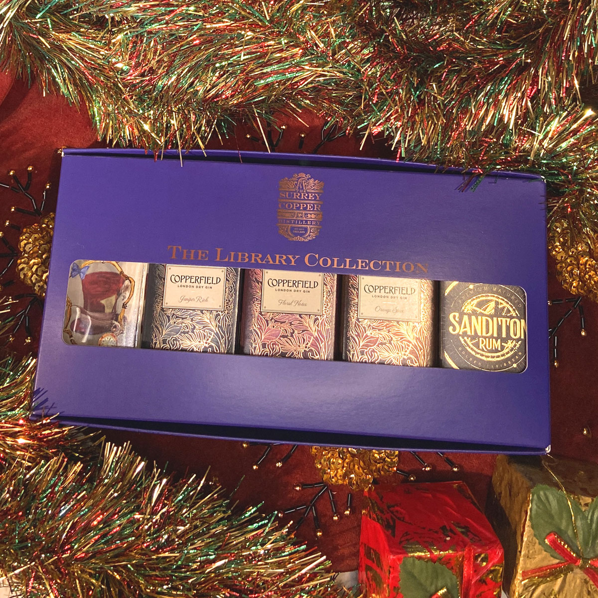 The Surrey Copper Library Mini Gift Pack - Five 5cl Bottles - Image 4