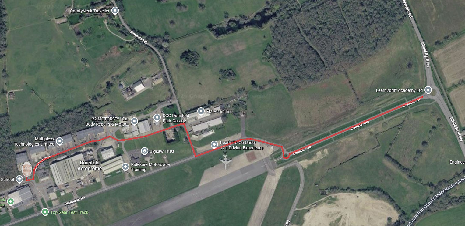 Guided route map for The Surrey Copper Distillery